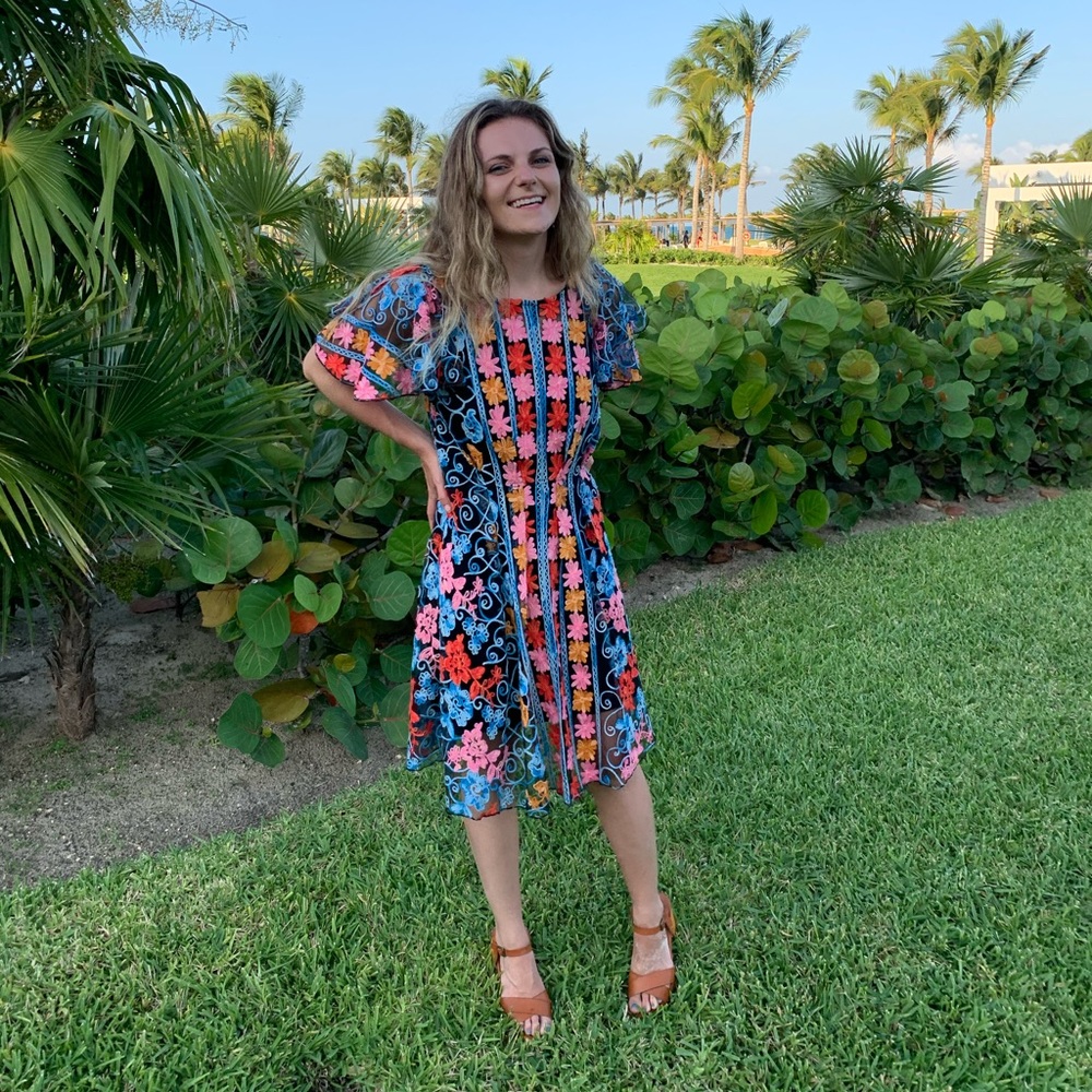 Anthropologie Floral Dress